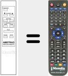 Replacement remote control for 151472