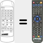 Replacement remote control for 2070501