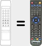 Replacement remote control for 9851908205