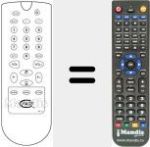 Replacement remote control for 3128 127 00741