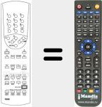Replacement remote control for 7000 / 3