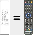 Replacement remote control for A 518060