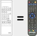 Replacement remote control for MARK 4 A TEXT