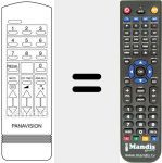 Replacement remote control for CE 3703