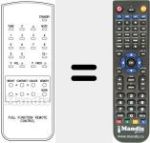 Replacement remote control for CT 5