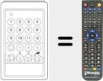 Replacement remote control for FB 4001