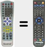 Replacement remote control for JX-9001 B