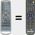 Replacement remote control for KF-8000B