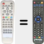 Replacement remote control for PASR42E00D