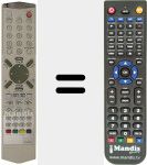 Replacement remote control for R-52C03