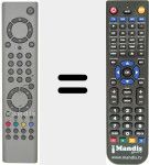 Replacement remote control for RC 1546