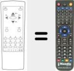 Replacement remote control for RC 2144 HY 36 SIL