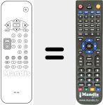 Replacement remote control for RC 7976 / 00