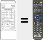 Replacement remote control for RC 81