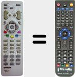 Replacement remote control for RCT 311 DA1