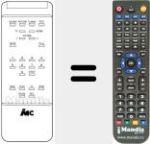 Replacement remote control for RHT 03