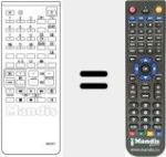 Replacement remote control for RM 673