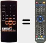 Replacement remote control for SR 5700