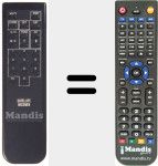 Replacement remote control for SUNSTAR SR 1000