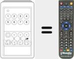Replacement remote control for SUPERSONIC 300