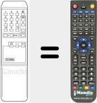 Replacement remote control for TC 125 SL