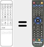 Replacement remote control for TC 342