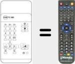 Replacement remote control for TC 900