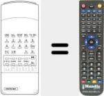 Replacement remote control for TT 19