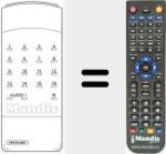 Replacement remote control for TT 24