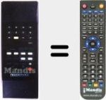 Replacement remote control for ZENITH