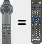 Replacement remote control for RV7704-00 (482221810576)