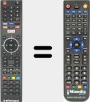 Replacement remote control for 845-058-03B03