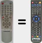 Replacement remote control for 00016H (AC5900016H)