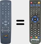Replacement remote control for AUX001