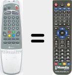 Replacement remote control for DAI002
