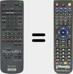 Replacement remote control for RM-SV4800