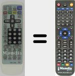 Replacement remote control for RM-C1280 