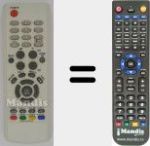Replacement remote control for MI-AA5900332A