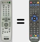 Replacement remote control for RM-Y191 (147793612)