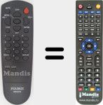 Replacement remote control for SR2016