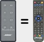 Replacement remote control for Sound Dock Series II