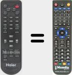 Replacement remote control for TV-5620-118