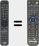 Replacement remote control for RAS2 (ZG936400)