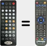 Replacement remote control for Silverscreen 2