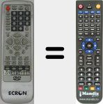 Replacement remote control for ECR002