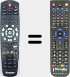 Replacement remote control for EDI001