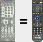 Replacement remote control for L253