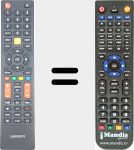Replacement remote control for LAU006