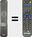 Replacement remote control for NR204
