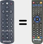 Replacement remote control for PINNA003